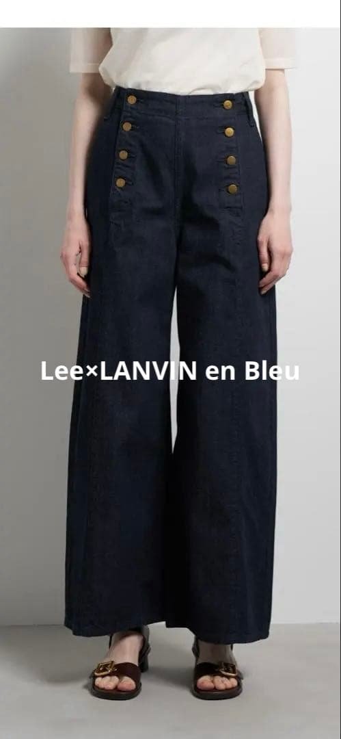 【公式完売品】Lee×LANVIN en Bleuデニムマリンパンツ　40