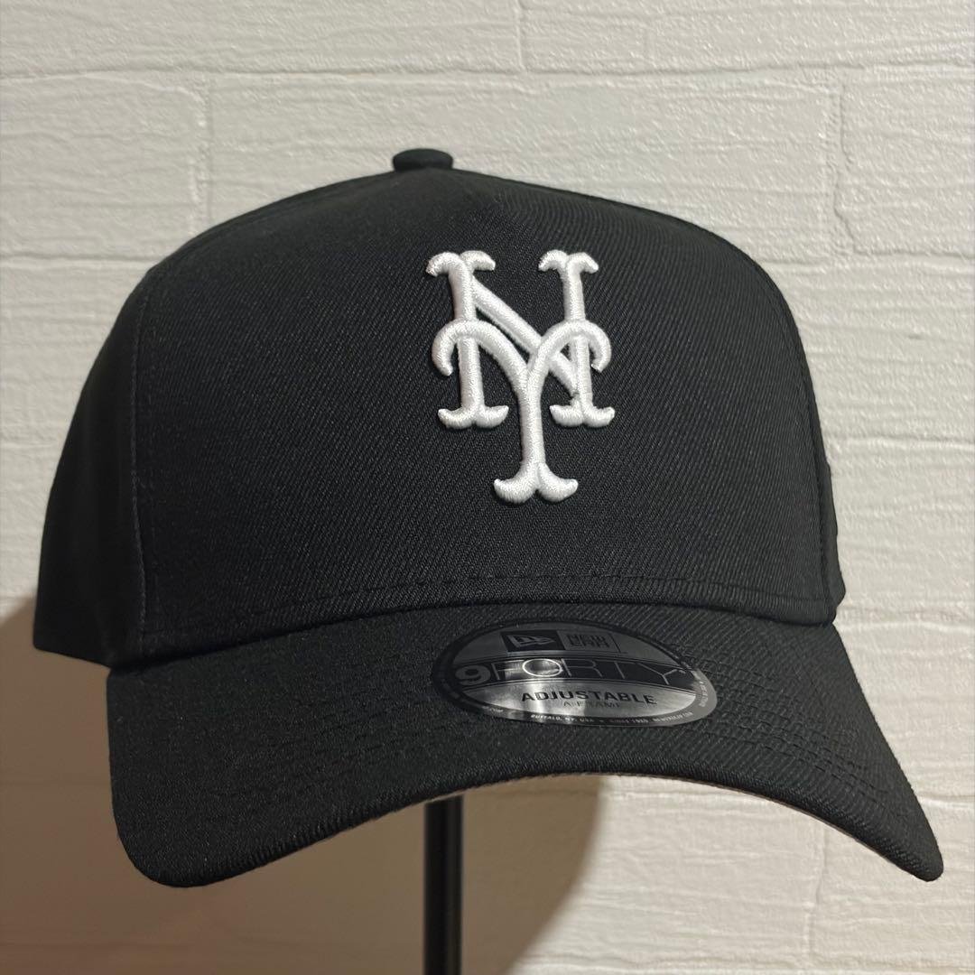 new era 9FORTY A-Frame ニューヨーク メッツ ブラック