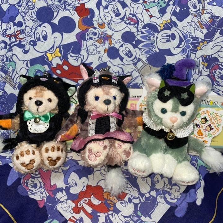 ダッフィー シェリーメイ ジェラトーニ ぬいぐるみストラップ ハロウィン2014