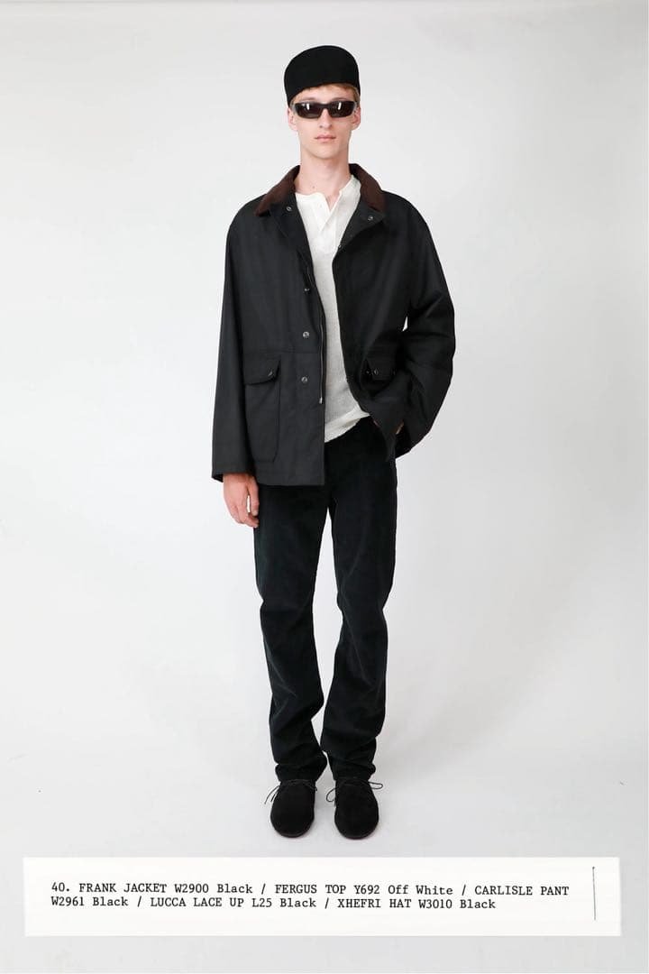 The Row Frank Jacket 24ss Black カバーオール