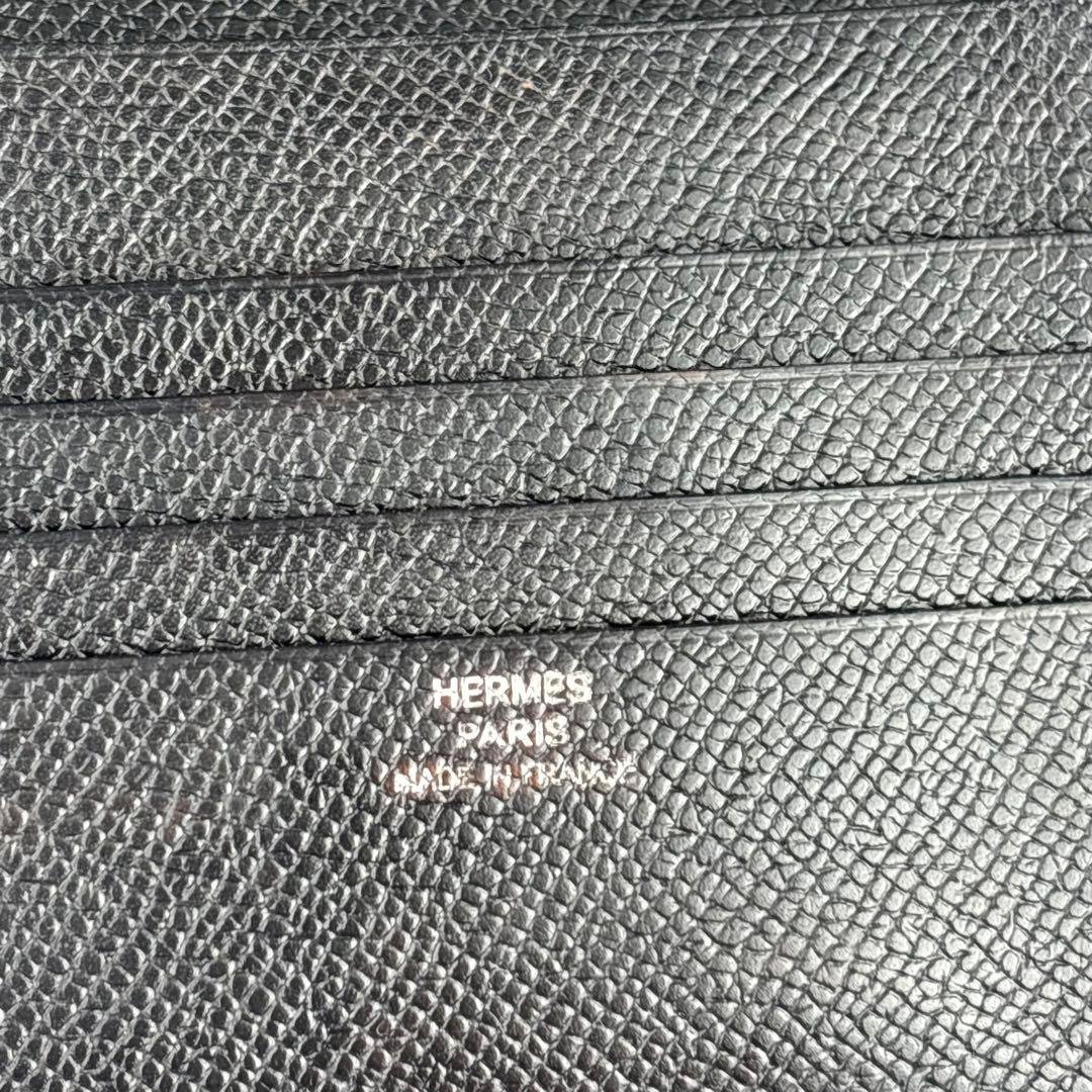 122 HERMES ベアン　レクトベルソ　三つ折り財布