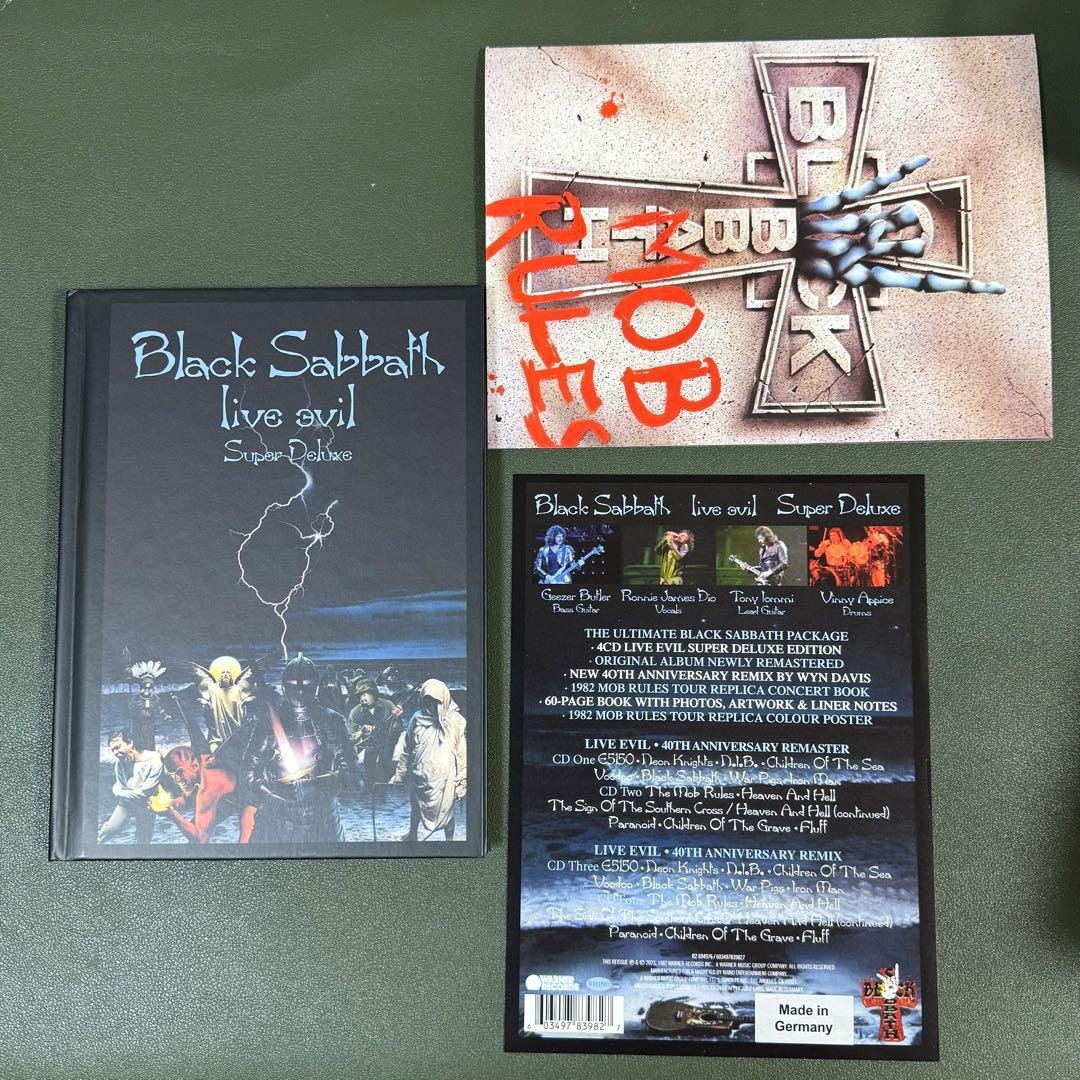 4枚組 Black Sabbath LIVE EVIL Super Deluxe