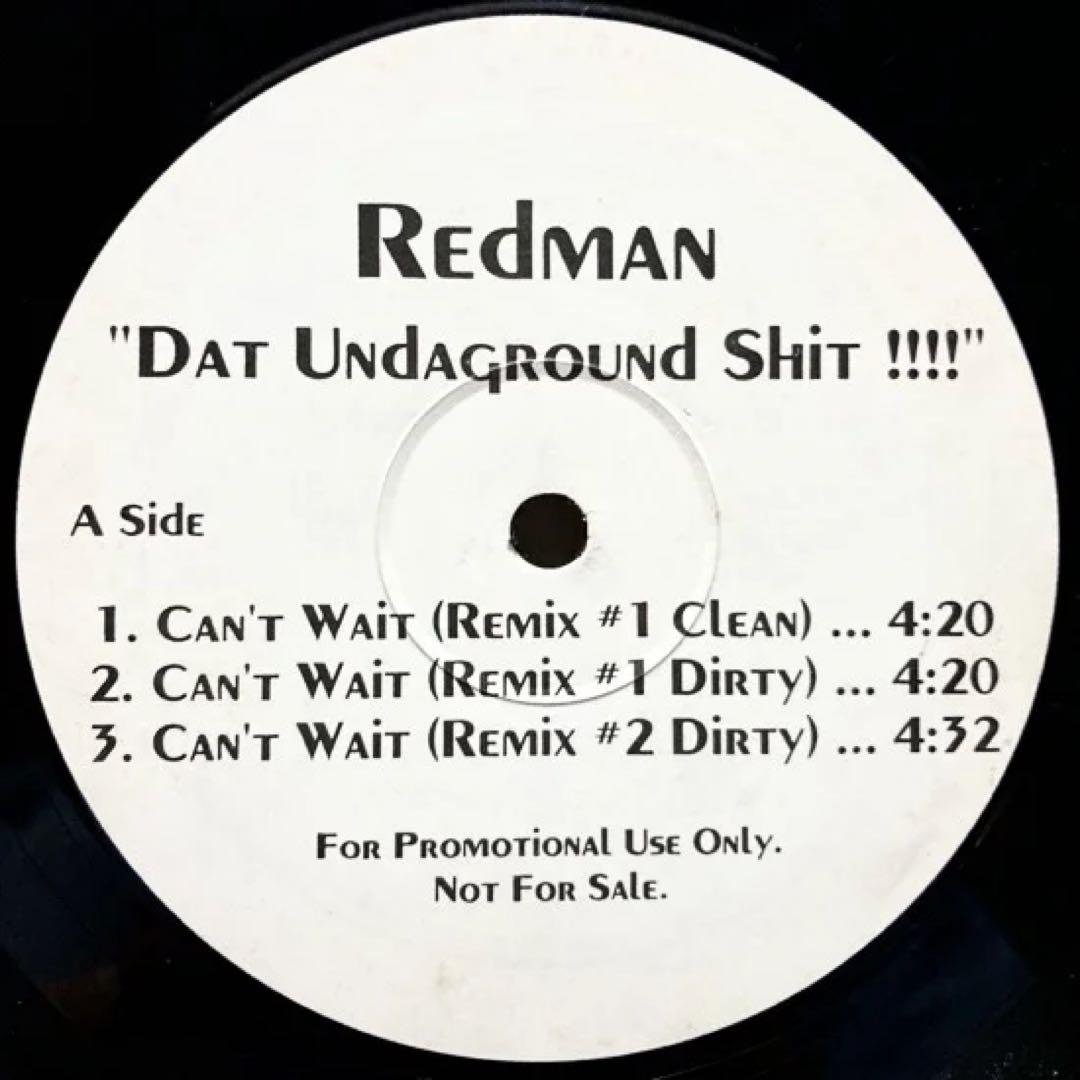Redman Dat Undaground Shit プロモ12レコード